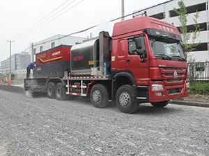  شاحنة ترقيع الأسفلت بالألياف (3 في 1) 