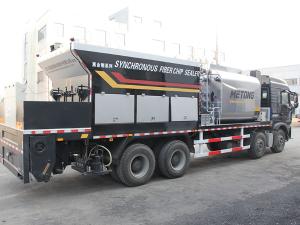  شاحنة ترقيع الأسفلت بالألياف (3 في 1) 